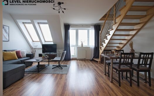 Dwupoziomowy apartament nad morzem